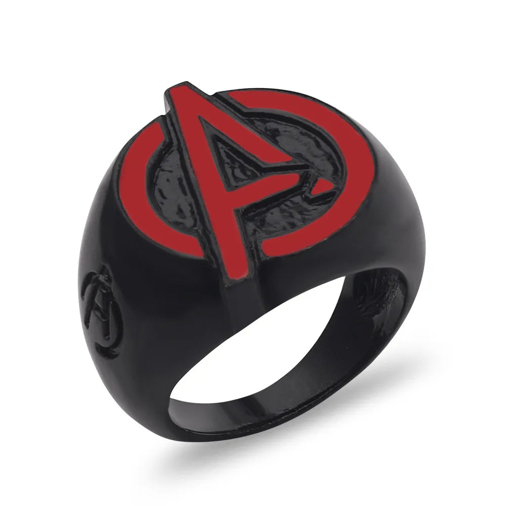 Marvel The Avengers Superhero Thor Thanos Captain Marvel Cosplay Alloy Rings Movies Jewelry Accessories Toys